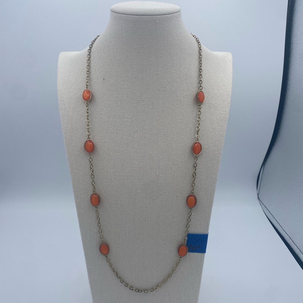 Orange Chain Necklace